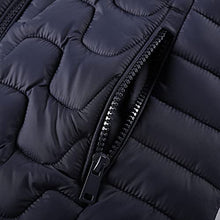 Load image into Gallery viewer, QLZ Girls Long Down Coat,Puffer Jacket,3-14 Years,Double-sided Wear，Camouflage
