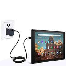 Load image into Gallery viewer, Fire HD 10 Tablet (64 GB, Black, With Special Offers) + Amazon Standing Case (Charcoal Black) + 15W USB-C Charger
