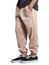 Load image into Gallery viewer, Victorious Men's Elastic Cuff Fleece Sweatpants - HILLSP - Orange - Small
