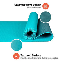 Load image into Gallery viewer, Retrospec Zuma Yoga Mat w/Nylon Strap for Men &amp; Women - Non Slip Excercise Mat for Yoga, Pilates, Stretching, Floor &amp; Fitness Workouts, 3602

