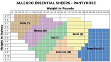 Load image into Gallery viewer, Allegro 15-20mmHg Essential 26 Sheer Support Pregnancy Compression Pantyhose - Women's Maternity Hose with Closed Toe
