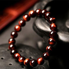 Load image into Gallery viewer, Handmade Natural Red Tiger's Eye Passion Bracelet - Boost Confidence - Bring Motivation - Strong Relationship - Root Chakra Bracelet - Tiger Eye Bracelet for Healing Lower Chakra
