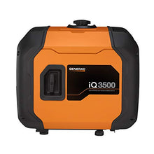 Load image into Gallery viewer, Generac 7127 iQ3500-3500 Watt Portable Inverter Generator Quieter Than Honda, Orange/Black
