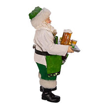 Load image into Gallery viewer, Kurt S. Adler Kurt Adler 10.5-Inch Fabriché Musical Irish Chef Santa, Multi
