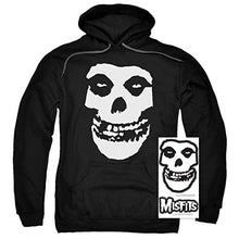 Load image into Gallery viewer, Misfits Officially Licensed Skull Pullover Hoodie Sweatshirt &amp; Stickers (XX-Large)
