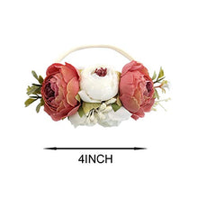 Load image into Gallery viewer, BGFKS Baby Girls Soft Fluffy Tutu Skirt with Diaper Cover,Toddler Girl Tutu Skirt Sets with Flower Headband Dusty Rose
