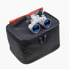 Load image into Gallery viewer, Ocean Aquarius 3.5X 420mm Surgical Binocular Loupes Glasses Lens Magnifier (Red)
