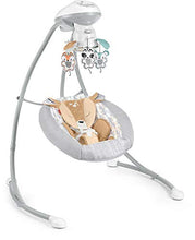 Load image into Gallery viewer, Fisher-Price Fawn Meadows Deluxe Cradle 'n Swing, dual motion baby swing with music, sounds, and motorized mobile [Amazon Exclusive]
