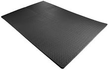 Load image into Gallery viewer, BalanceFrom Puzzle Exercise Mat with EVA Foam Interlocking Tiles (Black)
