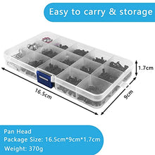 Load image into Gallery viewer, 500Pcs RC Screw Kit RC Repair Tool Assortment Set Universal Screws Hardware Fasteners Set RC Spare Parts &amp; Repair Accessories Set for 1/8 1/10 1/12 1/16 Scale RC Cars Truck Crawler DIY Parts
