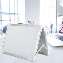 Load image into Gallery viewer, Small Dry Erase White Board, Magnetic Desktop Portable Dry Erase Board, 12" x 16" Double Sided Magnetic for Kids
