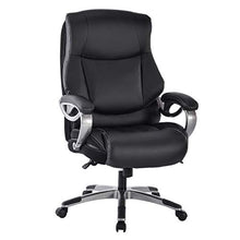 Load image into Gallery viewer, High Back Executive Office Chair - Big Tall Bonded Leather Ergonomic Computer Desk Swivel Chair, Thick Padded Headrest Wide Armrest
