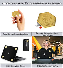 Load image into Gallery viewer, 5G&amp;EMF Blockers for Mobile Phones – EMF Protection Cell Phone Stickers - 24K Gold Neutralizer - 5G Mobile Phone Protector - Anti-Radiation Shields - 5G Protection for All Devices - BIO Card&amp;Saver Chip

