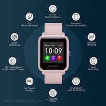 Load image into Gallery viewer, Amazfit Bip S Lite Smart Watch Fitness Tracker for Women, 30 Days Battery Life, 1.28”Always-on Display, 14 Sports Modes, Heart Rate &amp; Sleep Monitor, 5 ATM Waterproof, for Android Phone iPhone(Pink)
