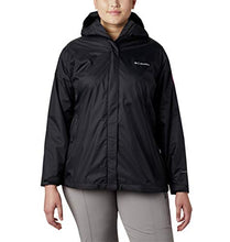 Load image into Gallery viewer, Columbia Women's Plus SizeTested Tough in Pink Rain Jacket Ii Size, Black, 2X
