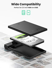 Load image into Gallery viewer, UGREEN 2.5" Hard Drive Enclosure USB C 3.1 Gen 2 to SATA III 6Gbps for SSD HDD 9.5 7mm External Hard Drive Disk Case with UASP Compatible with WD Seagate Toshiba Samsung Hitachi PS4 Xbox Router
