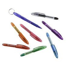 Load image into Gallery viewer, Pentel RSVP Mini Ballpoint Pen, (1.0mm) Medium Line, 24-Assorted Ink in Clear Cylinder Pack (BK91MN24M)
