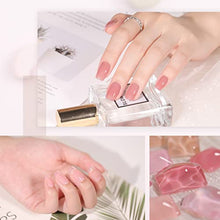 Load image into Gallery viewer, GAOY Jelly Nude Pink Gel Nail Polish Set of 6 Transparent Colors Sheer Gel Polish Kit
