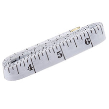 Load image into Gallery viewer, Soft Tape Measure Double Scale Body Sewing Flexible Ruler for Weight Loss Medical Body Measurement Sewing Tailor Craft Vinyl Ruler, Has Centimetre Scale on Reverse Side 60-inch（White）
