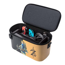 Load image into Gallery viewer, PDP Gaming Officially Licensed Switch Pull-N-Go Travel Case - Zelda Breath of the WIld - Semi-Hardshell Protection - Protective PU Leather - Holds 14 Games - Works with Switch OLED &amp; Lite
