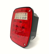 Load image into Gallery viewer, MaxxHaul 80685 Universal Square 12V Combination 38 LED Signal Tail Light - For Truck, Trailer, Boat, Jeep, SUV, RV, Vans, Flatbed ,2 Pack, Regular
