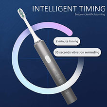 Load image into Gallery viewer, LHMZNIY-U3 Sonic Electric Toothbrush for Adults - USB Rechargeable Battery Electronic Tooth Brush with 2 Replacement Soft Brush Heads Travel Automatic Power Gum Toothbrushes Dentist Recommend
