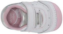 Load image into Gallery viewer, Stride Rite Girls' Soft Motion Adalyn Athletic Sneaker, White/Silver, 3 M US Infant
