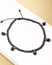 Load image into Gallery viewer, XHUUU Blue Sandstone Anklet Bracelet For Womens Beach Foot Yoga Meditation Bracelets Shining Beach Foot Jewelry for women Anklet
