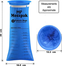 Load image into Gallery viewer, MP MOZZPAK Vomit Bags – 60 Pack – 1000ml Emesis Bags – Leak Resistant, Medical Grade, Portable, Disposable Barf Bags, Puke, Throw Up, Nausea Bags for Travel Motion Sickness, Car &amp; Aircraft, Kids, Taxi
