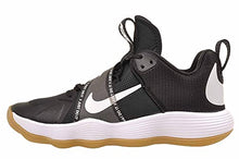 Load image into Gallery viewer, Nike Women's React Hyperset Volleyball Shoe, CI2956-010 (Black/White/Gum Light Brown, 8.5)
