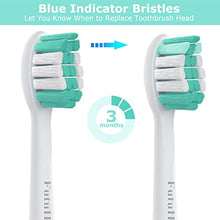 Load image into Gallery viewer, Toothbrush Replacement Heads for Philips Sonicare: Electric Toothbrush Head Compatible with Sonicare 2 Series ProtectiveClean DailyClean Plaque Control Gum 4100 5100 C2 C3 G2 HX9023 Snap-on, 10 Pack
