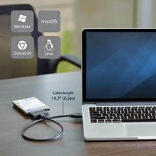 Load image into Gallery viewer, StarTech.com SATA to USB Cable - USB 3.0 to 2.5” SATA III Hard Drive Adapter - External Converter for SSD/HDD Data Transfer (USB3S2SAT3CB)
