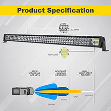 Load image into Gallery viewer, FEELON 5D 52'' inch LED Light Bar + 4'' White/Amber Yellow LED Pods Strobe Fog Light Spot Flood Offroad with Upper Windshield Mounting Brackets and Switch Wiring Harness Fit 1987-1995 Wrangler YJ
