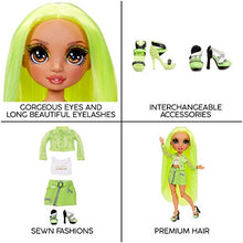 Load image into Gallery viewer, Rainbow High Karma Nichols – Neon Green Fashion Doll with 2 Doll Outfits to Mix &amp; Match and Doll Accessories, Great Gift for Kids 6-12 Years Old
