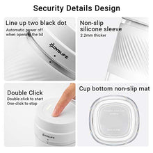 Load image into Gallery viewer, ZOYOLIFE Portable Blender Mini Personal Blender 13.5oz/400ml Magnetic Charging Plug Power Display Juicer Smoothie Blender Smoothie Maker Small Juicer Cup Mixer for Home Outdoor Travel Office
