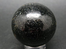Load image into Gallery viewer, Nuumite Nuummite Sphere From Greenland - 1.2" - 44.7 Grams
