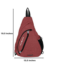 Load image into Gallery viewer, Versatile Canvas Sling Bag / Urban Travel Backpack | Wear Over Shoulder or Crossbody for Men &amp; Women, by NeatPack
