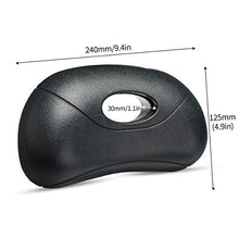 Load image into Gallery viewer, ESSORT Black Bathtub Pillow PU Spa Bath Pillow, Powerful Gripping Suckers Bath Cushion Headrest for Shoulder Neck Support, Luxury Bath Pillow for Bathroom, Hot Tub Hole
