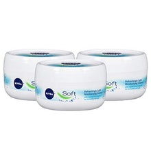 Load image into Gallery viewer, NIVEA Soft, Refreshingly Soft Moisturizing Cream, 3 Pack of 6.8 Oz Jars
