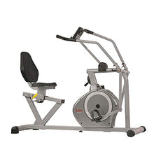 Load image into Gallery viewer, Sunny Health &amp; Fitness Magnetic Recumbent Exercise Bike, 350lb High Weight Capacity, Cross Training, Arm Exercisers, Monitor, Pulse Rate Monitoring | SF-RB4708
