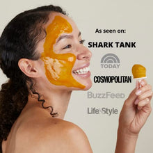 Load image into Gallery viewer, Love &amp; Pebble Beauty Pops - Ice Roller for Face Massage &amp; Skin Care Ice Mask for Face Set with Turmeric &amp; Aloe | Cryo Dermal Benefits of Ice Face Roller and Gua Sha, As Seen on Shark Tank and Tik Tok
