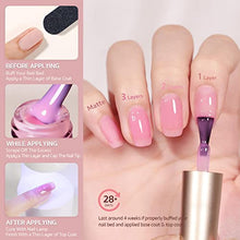 Load image into Gallery viewer, GAOY 23 Pcs Jelly Gel Nail Polish Kit, Nude Clear Pink Colors Gel Polish Set with Glossy &amp; Matte Top Coat and Base Coat for Nail Art DIY Manicure and Pedicure at Home

