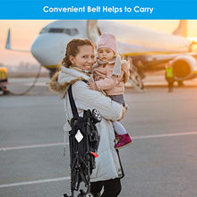 Load image into Gallery viewer, BABY JOY Lightweight Stroller, Aluminum Baby Umbrella Convenience Stroller, Travel Foldable Design with Oxford Canopy/ 5-Point Harness/Cup Holder/Storage Basket, Black
