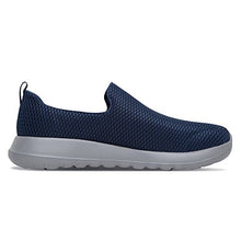 Load image into Gallery viewer, Skechers mens Go Walk Max-athletic Air Mesh Slip on Walking Shoe Sneaker, Navy/Gray, 10 X-Wide US

