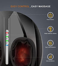 Load image into Gallery viewer, Cunmiso Life Foot Massager Machine With 2 Heat Modes &amp; Remote, All-Round Shiatsu Foot Massager With Deep Kneading &amp; Air Compression For Tired Muscles &amp; Plantar Fasciitis, Fits Up To Men Size 12.5
