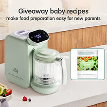 Load image into Gallery viewer, Baby Food Maker, 5 in 1 Baby Food Processor, Smart Control Multifunctional Steamer Grinder with Steam Pot, Auto Cooking &amp; Grinding, Baby Food Warmer Mills Machine
