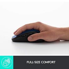 Load image into Gallery viewer, Logitech M510 Wireless Computer Mouse – Comfortable Shape with USB Unifying Receiver, with Back/Forward Buttons and Side-to-Side Scrolling, Blue
