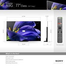 Load image into Gallery viewer, Sony XBR-77A9G 77 Inch TV: MASTER Series BRAVIA OLED 4K Ultra HD Smart TV with HDR and Alexa Compatibility
