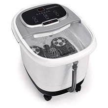 Load image into Gallery viewer, Giantex Foot Spa Bath Massager w/Heat, Water Shower Adjustable in Angles, Motorized Shiatsu Massage Balls &amp; 2 Maize Rollers, Time &amp; Temper Control, LED Display, Home Pedicure Foot Bath Tub, Grey
