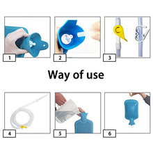 Load image into Gallery viewer, Smokitcen Enema Kit – 2L Enema Bag– 5.0ft. Long Silicone Hose – 5 Multi-Size Reusable Tips – Controlled Water Flow – for Colon Detox Cleanse Enemas
